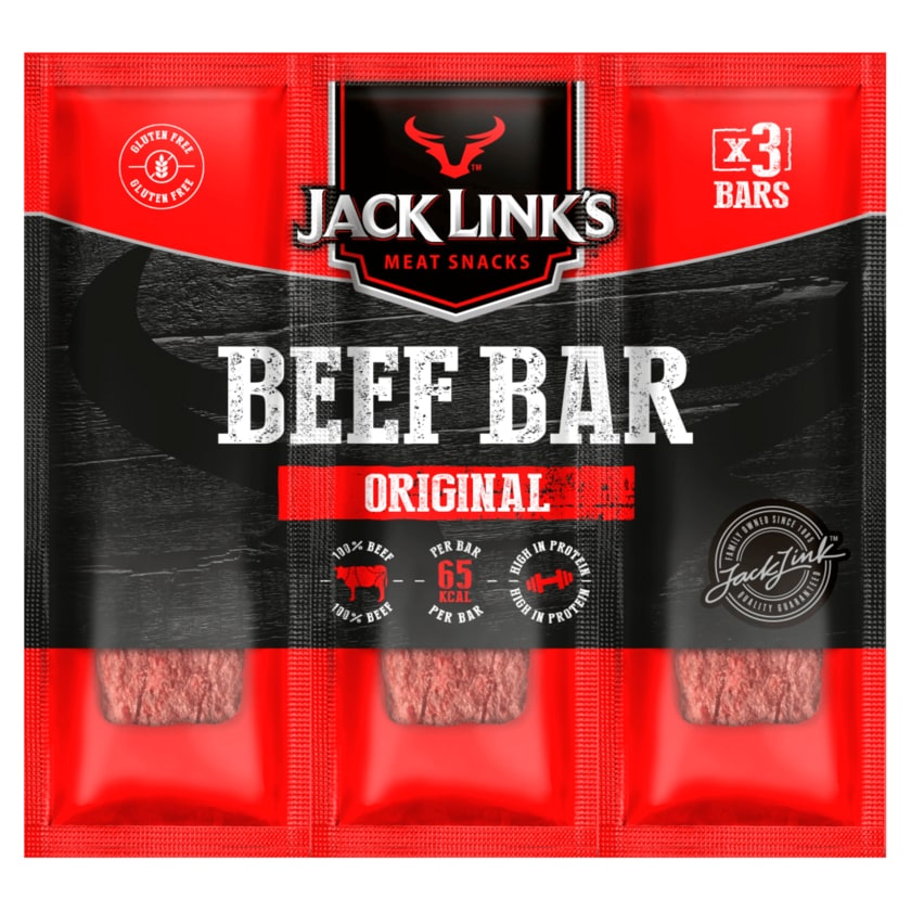 Jack Link's Meat Snacks Beef Bar 3x22,5g